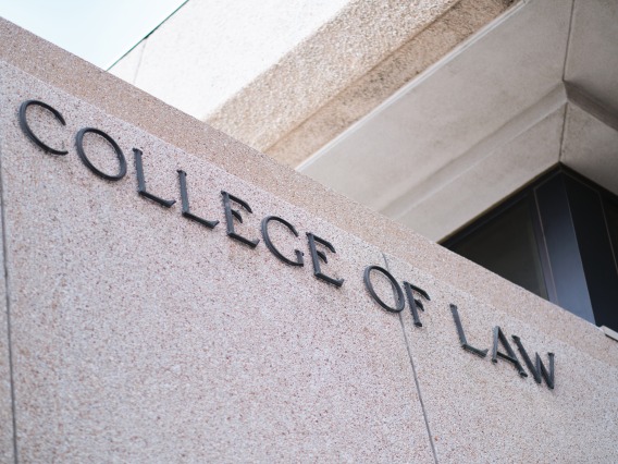 College of law signage 