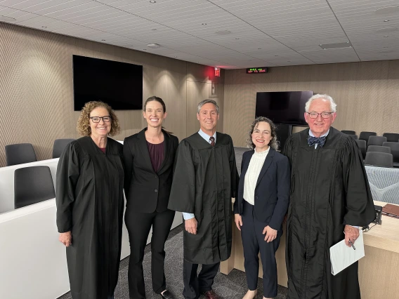 Finalists with Judges 