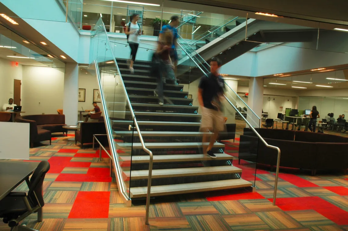 University of Arizona Law Library staircase University of Arizona Law Library staircase