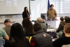 Desi Smal-Rodriguez (Northern Cheyenne Nation) leads a packed IDSov course with support from Public Health Ph.D. student William Carson (Ohkay Owingeh)